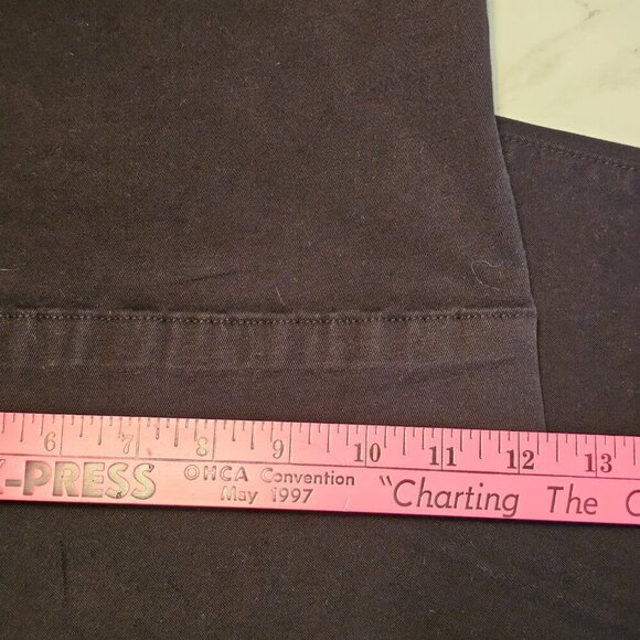 McGuire Black High Rise Side Zip Black Flare Sailor Pants Size 30 - Picture 15 of 15